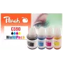 Peach PI100-440 cartuccia d'inchiostro 4 pz. compatibile nero, ciano, magenta, giallo