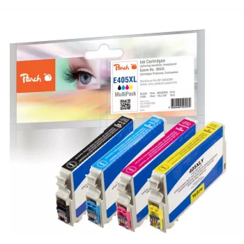 Peach PI200-908 cartuccia d'inchiostro 4 pz. compatibile resa alta (XL) nero, ciano, magenta, giallo