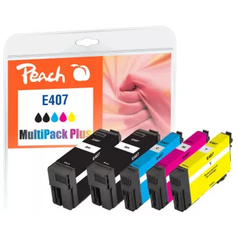Peach PI200-938 Cartuccia d'inchiostro 5 pz. compatibile nero, ciano, magenta, giallo