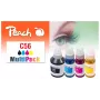 Peach 321697 Cartuccia d'inchiostro 4 pz. compatibile resa standard nero, ciano, magenta, giallo
