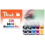 Peach 321698 Cartuccia d'inchiostro 5 pz. compatibile resa standard nero, ciano, magenta, giallo