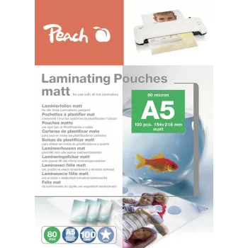 Peach S-PP580-30 Pellicole per laminazione, 100 pz.