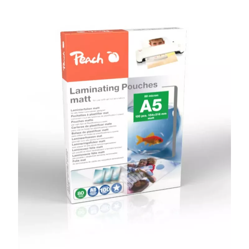Peach S-PP580-30 Pellicole per laminazione, 100 pz.