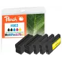 Peach 6ZC70AE Cartuccia d'inchiostro 5 pz. compatibile nero, ciano, magenta, giallo