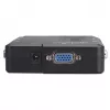 Manhattan Switch KVM compatto 4 porte, 4x USB-A, cavo incluso, supporto audio, controlla 4 computer tramite un PC/mouse/schermo, nero, garanzia a vita, confezionato