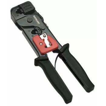 Intellinet 210836 Pinza crimpatrice per cavi nero, rosso