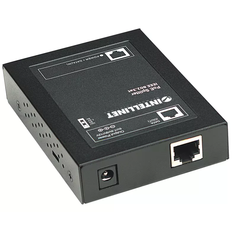 Intellinet splitter Power over Ethernet (PoE+), IEEE802.3at, tensione di uscita 5, 7,5, 9 o 12 V DC