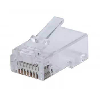 Intellinet 791090 connettore per fili RJ45 trasparente