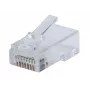 Intellinet 791090 connettore per fili RJ45 trasparente