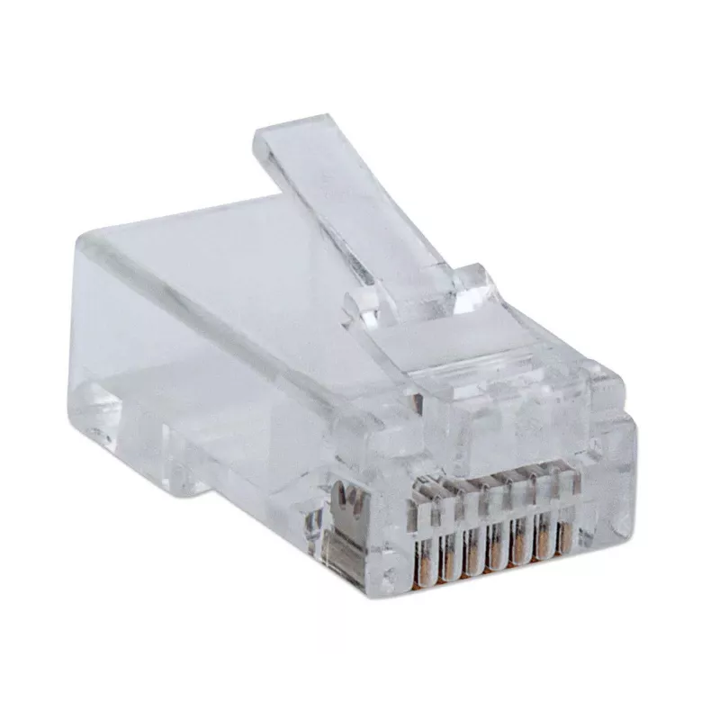 Intellinet 791090 connettore per fili RJ45 trasparente