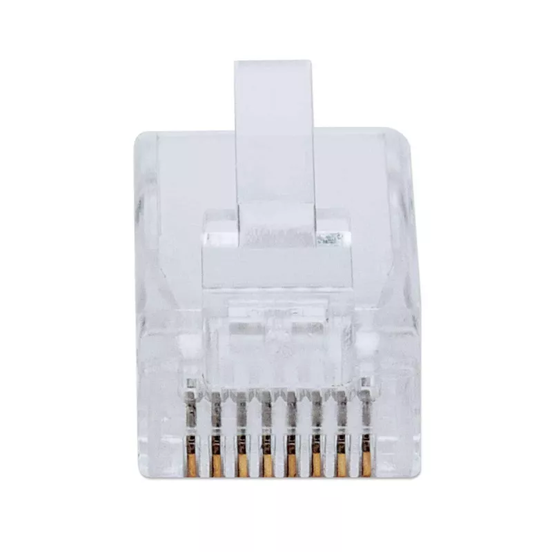 Intellinet 791090 connettore per fili RJ45 trasparente
