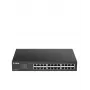 D-Link switch smart managed 24 porte Gigabit, managed, L2, Gigabit Ethernet (10/100/1000), montaggio a rack, 1U