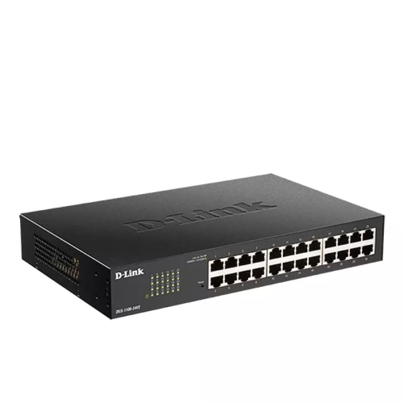 D-Link switch smart managed 24 porte Gigabit, managed, L2, Gigabit Ethernet (10/100/1000), montaggio a rack, 1U
