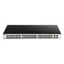 D-Link DGS-1210-52/ME managed L2 Gigabit Ethernet (10/100/1000) 1U nero