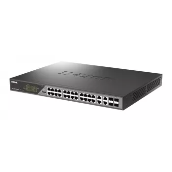 D-Link DSS-200G-28MPP switch di rete managed L2 Gigabit Ethernet (10/100/1000) Power over Ethernet (PoE) 1U grigio