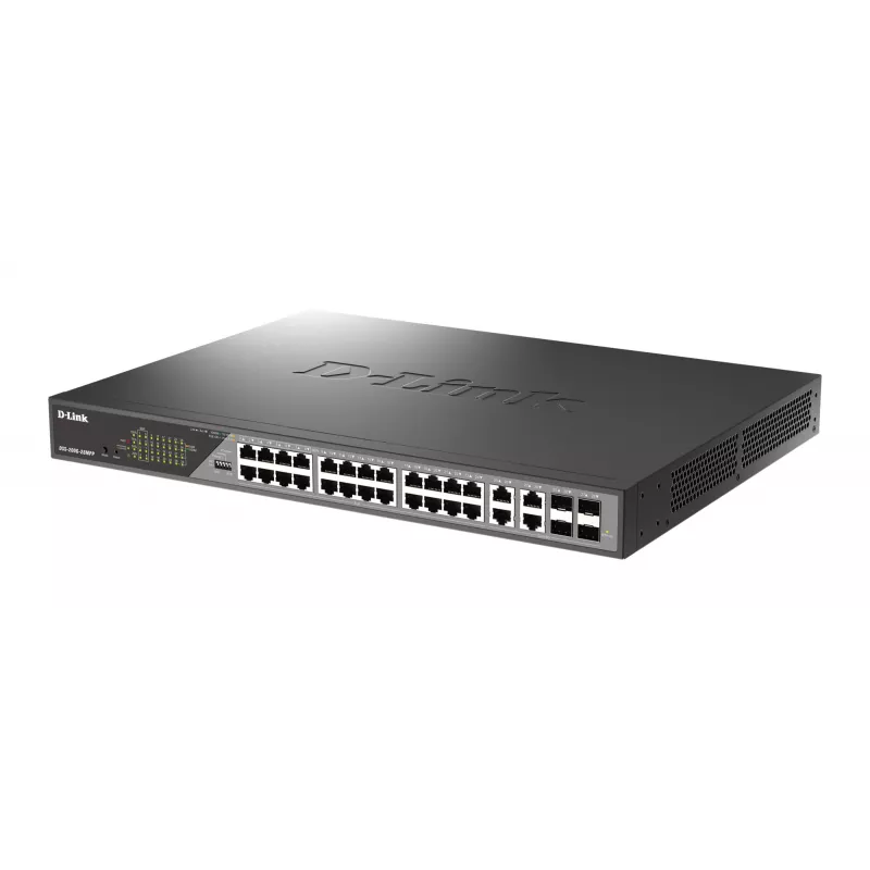 D-Link DSS-200G-28MPP switch di rete managed L2 Gigabit Ethernet (10/100/1000) Power over Ethernet (PoE) 1U grigio