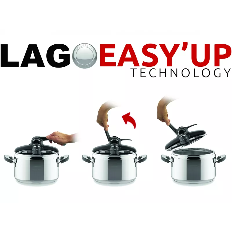 Lagostina Mia Lagoeasy'up 5 L acciaio inox