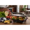 Ariete 1911 Toast & Grill sottile - piastra elettrica antiaderente per toast e sandwich - piastra rigata - 1000 Watt - argento