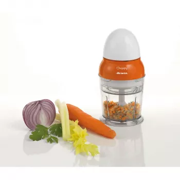 Ariete Choppy, 0,25 L, 4,22 kg, arancione, bianco, acciaio inox, 100 mm, 100 mm