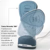 Ariete 6246 Duetto Ferro da stiro per abiti - Stiratore verticale e ferro da stiro con piastra in ceramica antiaderente - 1000 Watt - bianco e blu
