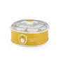 Ariete 617 Yogurella – Yogurtiera elettrica – 7 vasetti in vetro – 1,3 kg di yogurt fatto in casa – 20 Watt – bianco e giallo