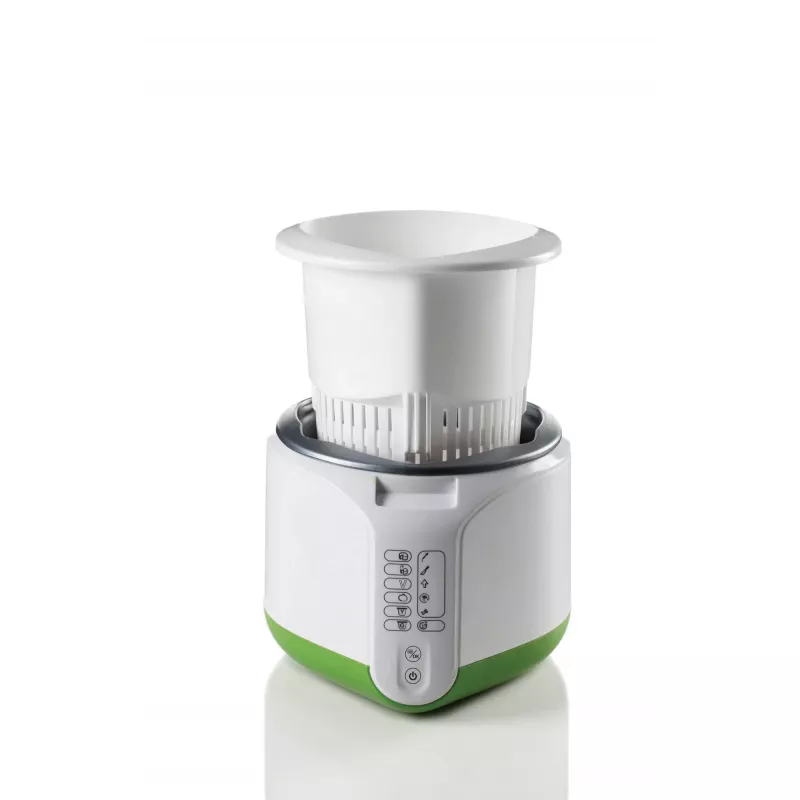 Ariete 615 B-Cheese Macchina per formaggio e yogurt, 6 programmi preimpostati, cestello antiaderente rimovibile, adatta a vegani e persone con intolleranze alimentari, ricettario completo, 500 W, bianco/verde