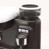 Ariete 1318 Moderna Macchina per caffè espresso con macinacaffè integrato, per chicchi di caffè e caffè macinato, lancia monta latte per cappuccino, filtro per 1 e 2 tazze, 1080 W, 800 cc, bianco