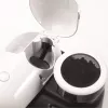 Ariete 1318 Moderna Macchina per caffè espresso con macinacaffè integrato, per chicchi di caffè e caffè macinato, lancia monta latte per cappuccino, filtro per 1 e 2 tazze, 1080 W, 800 cc, bianco