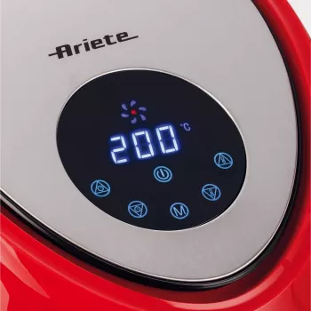 Ariete 4618 Airy Fryer XXL - Friggitrice ad aria - Friggere 2,5 kg di patatine - 7 litri - Cucinare senza olio e grassi - 1800 Watt - rosso