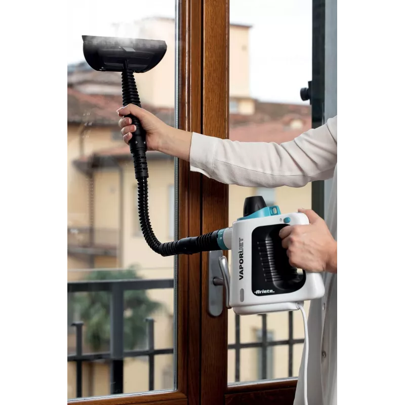 Ariete 4137/00 Pulitore a vapore portatile 0,25 l 1050 W bianco, azzurro