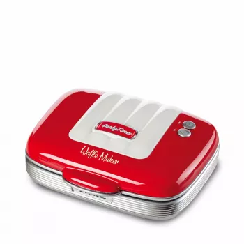 Ariete 1973 Macchina per waffle, 700 W, piastre antiaderenti, rosso, rosso, 700 W, 700 W, 700 W, 210 mm, 250 mm