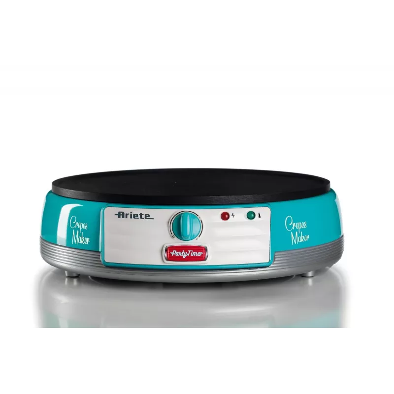Ariete Maker Piastra elettrica per crêpes, 1000 W, antiaderente, blu