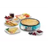 Ariete Maker Piastra elettrica per crêpes, 1000 W, antiaderente, blu