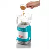 Ariete 2956, Pop Corn Party Time, Macchina per popcorn, fa scoppiare 60 g di mais per popcorn in 2 minuti con aria calda, senza grassi, 1000 Watt, blu