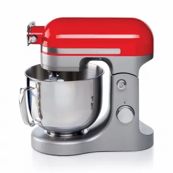 Ariete Moderna Robot da cucina rosso, Frullatore a immersione, rosso, montare, impastare, mescolare, 5,5 l, manopola, alluminio