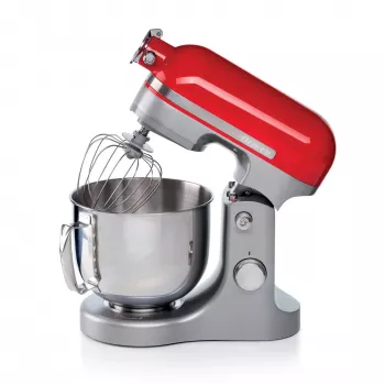 Ariete Moderna Robot da cucina rosso, Frullatore a immersione, rosso, montare, impastare, mescolare, 5,5 l, manopola, alluminio