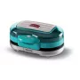 Ariete 205 Hamburger Maker Party Time, Macchina per hamburger, 1200 W, doppie piastre antiaderenti, 2 scomparti, facile da pulire, blu