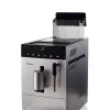 Ariete 1452 Diadema, macchina per caffè automatica, 1350 W, pressione 19 bar, per caffè, americano e acqua calda, beccuccio cappuccino, display LED, erogatore regolabile, argento