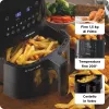 Ariete 4633, friggitrice ad aria 4L, 1400W, capacità 4L, 9 programmi, funzione shake e grill, temperatura fino a 200°C, nero