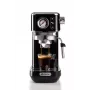 Ariete 1381 macchina per caffè con manometro, adatta per caffè macinato e cialde ESE, 1300 W, serbatoio acqua 1,1 l, pressione 15 bar, filtro per ½ tazza, beccuccio cappuccino, nero