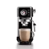 Ariete 1381 macchina per caffè con manometro, adatta per caffè macinato e cialde ESE, 1300 W, serbatoio acqua 1,1 l, pressione 15 bar, filtro per ½ tazza, beccuccio cappuccino, nero