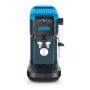 Ariete 1399 macchina per caffè espresso, per caffè macinato e cialde ESE, 1300 W, capacità 1,1 l, pressione 15 bar, filtro per 1, 2 tazze e cialde ESE, cappuccino, blu