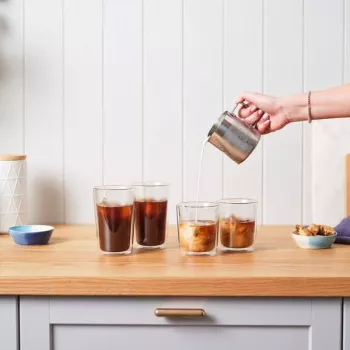 De’Longhi SC319 bicchieri per caffè trasparenti 2 pezzi 490 ml