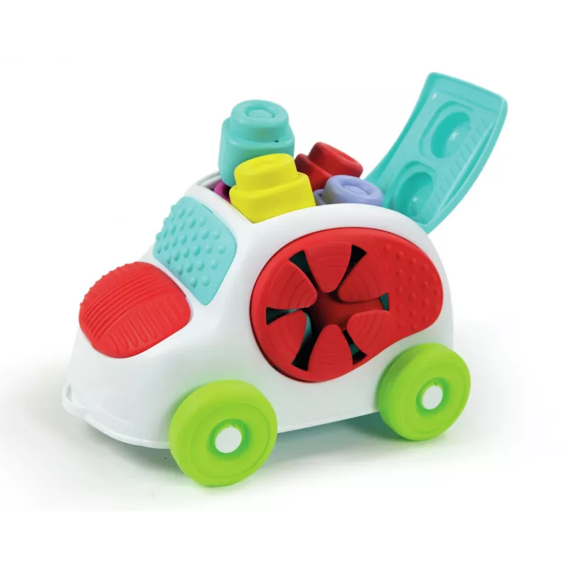 Clementoni 17315 auto con inserti morbidi e mattoncini Clemmy
