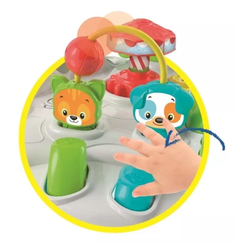 Clementoni Baby Park tavolo attività, 1 anno, con suono, multicolore