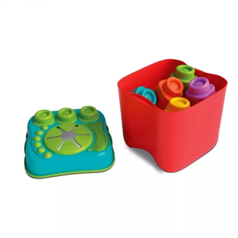 Clementoni Sensorial Bucket, 0,5 anni, multicolore