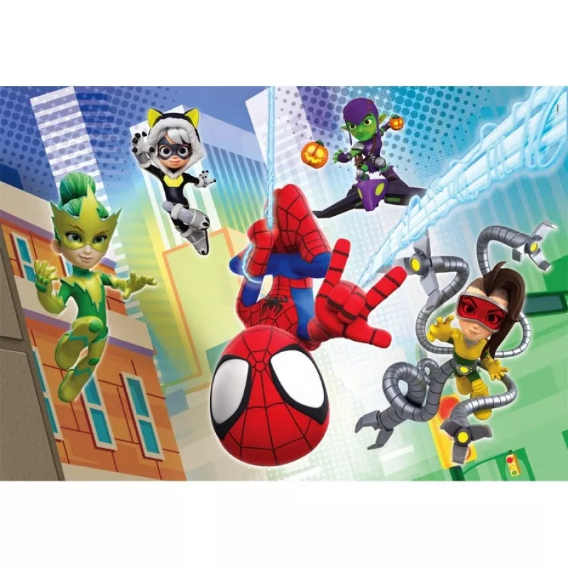 Clementoni Puzzle 2x60 pezzi, Spidey e i suoi fantastici amici (21625)