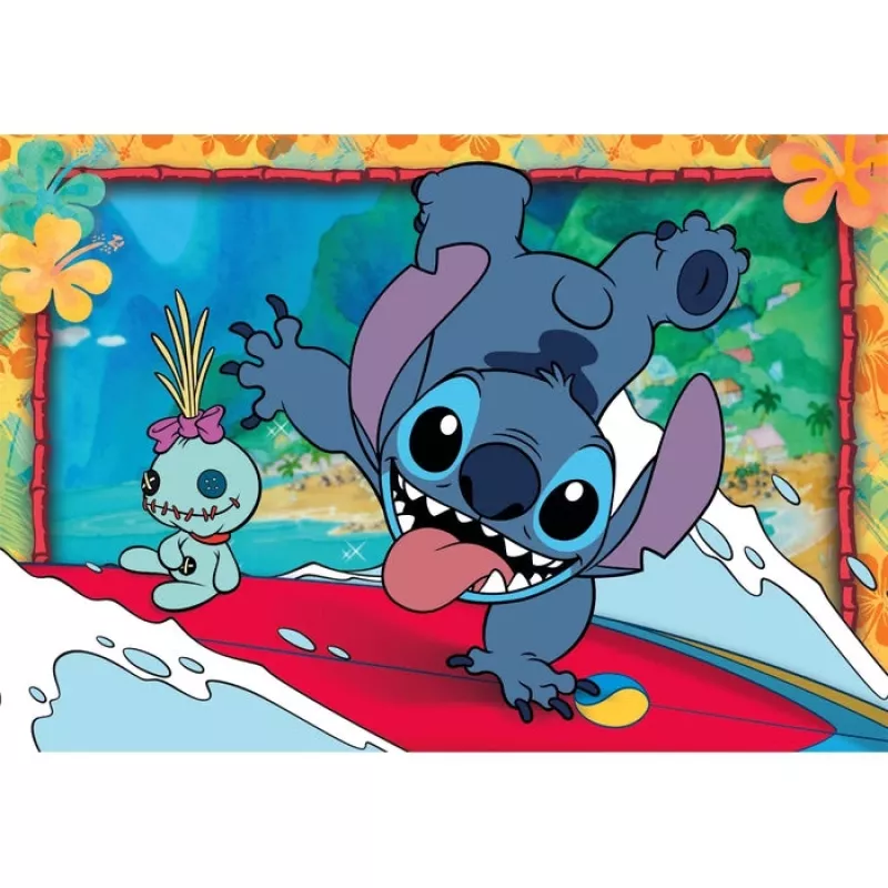 Clementoni Supercolor Puzzle 2x20 pezzi, Disney Stitch (24809)