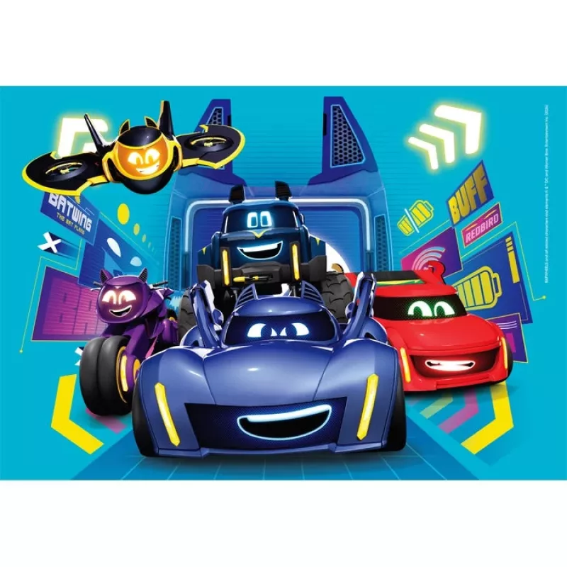 Clementoni Supercolor Batwheels puzzle 60 pezzi fumetti