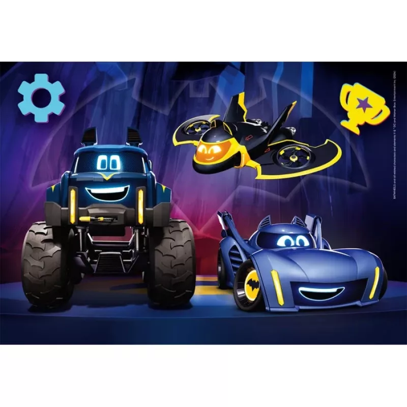 Clementoni Supercolor Batwheels puzzle 60 pezzi fumetti